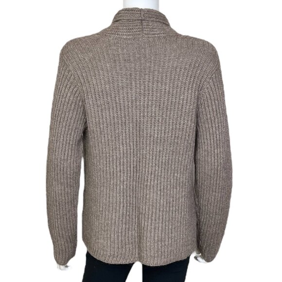 Eileen Fisher Alpaca Silk Stitch Cardigan - sz Small - Picture 6 of 9